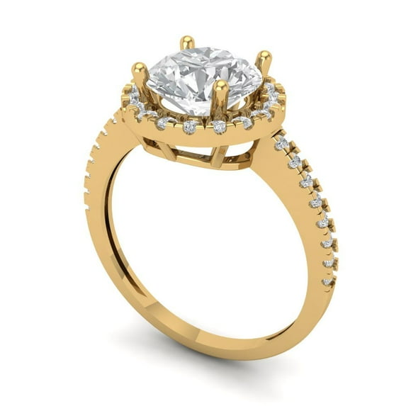 4.0ct Emerald Cut Clear Moissanite 18k Yellow Gold Engraving Statement Bridal Wedding Three-Stone Designer Ring Size 8.25