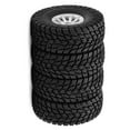 thumbnail image 1 of 4 1/10 RC Car Tires Sturdy Plastic Material Textured Tread for Off-road Climbing Models, 1 of 9