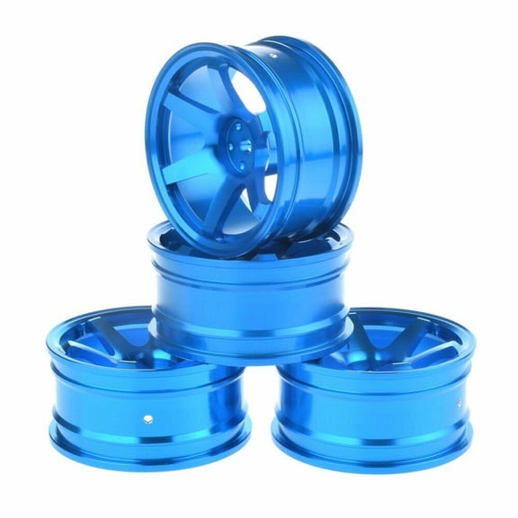 4* 1/10 RC Car Wheels Hub Rims For Tamiya TT-01 TT02 For Sakura For HSP For HPI