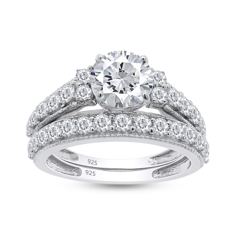 Walmart cubic zirconia wedding rings clearance