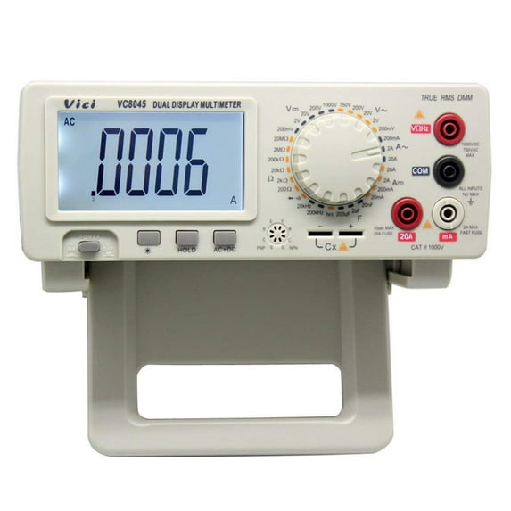 4 1/2 Digit LCD Display True RMS Bench Type Digital Multimeter with Backlight