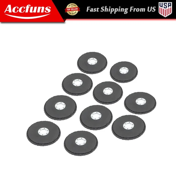 4-1/2" Flap Sanding Disc 40 Grit 4.5 Grinding Wheels For Angle Grinder 10Pcs