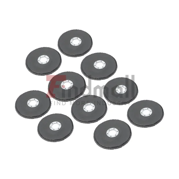 4-1/2" Flap Sanding Disc 40 Grit 4.5 Grinding Wheels For Angle Grinder 10Pcs