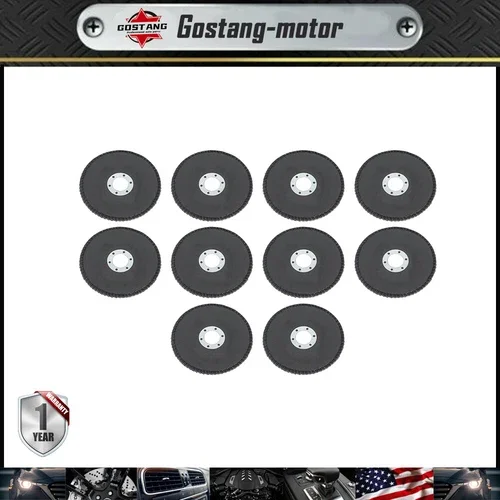 4-1/2" Flap Sanding Disc 40 Grit 4.5 Grinding Wheels For Angle Grinder 10Pcs