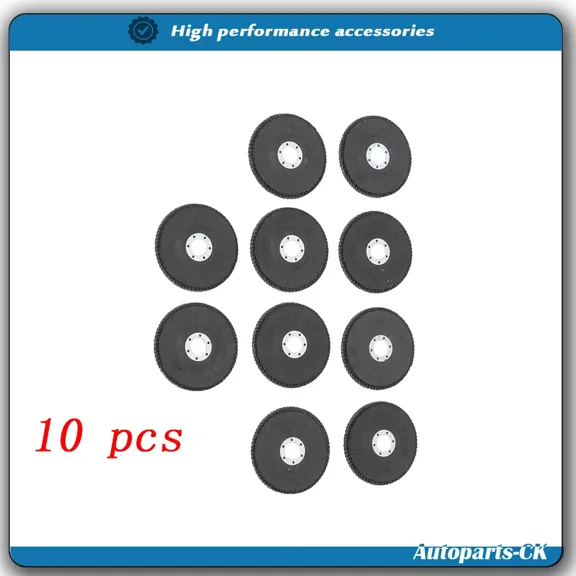 4-1/2" Flap Sanding Disc 80 Grit 4.5 Grinding Wheels For Angle Grinder 10Pcs