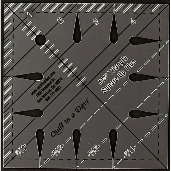 4 1/2 Triangle Square Up PLUS by Quilt in a Day