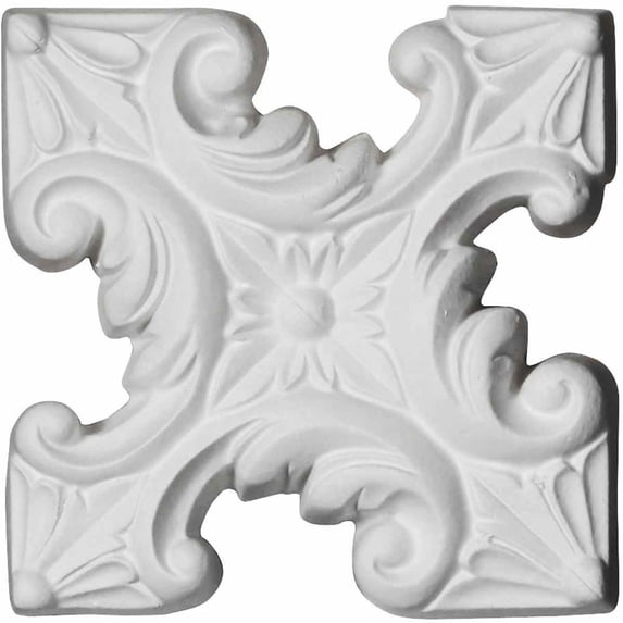 4 1/2"W x 4 1/2"H x 5/8"P Star Rosette