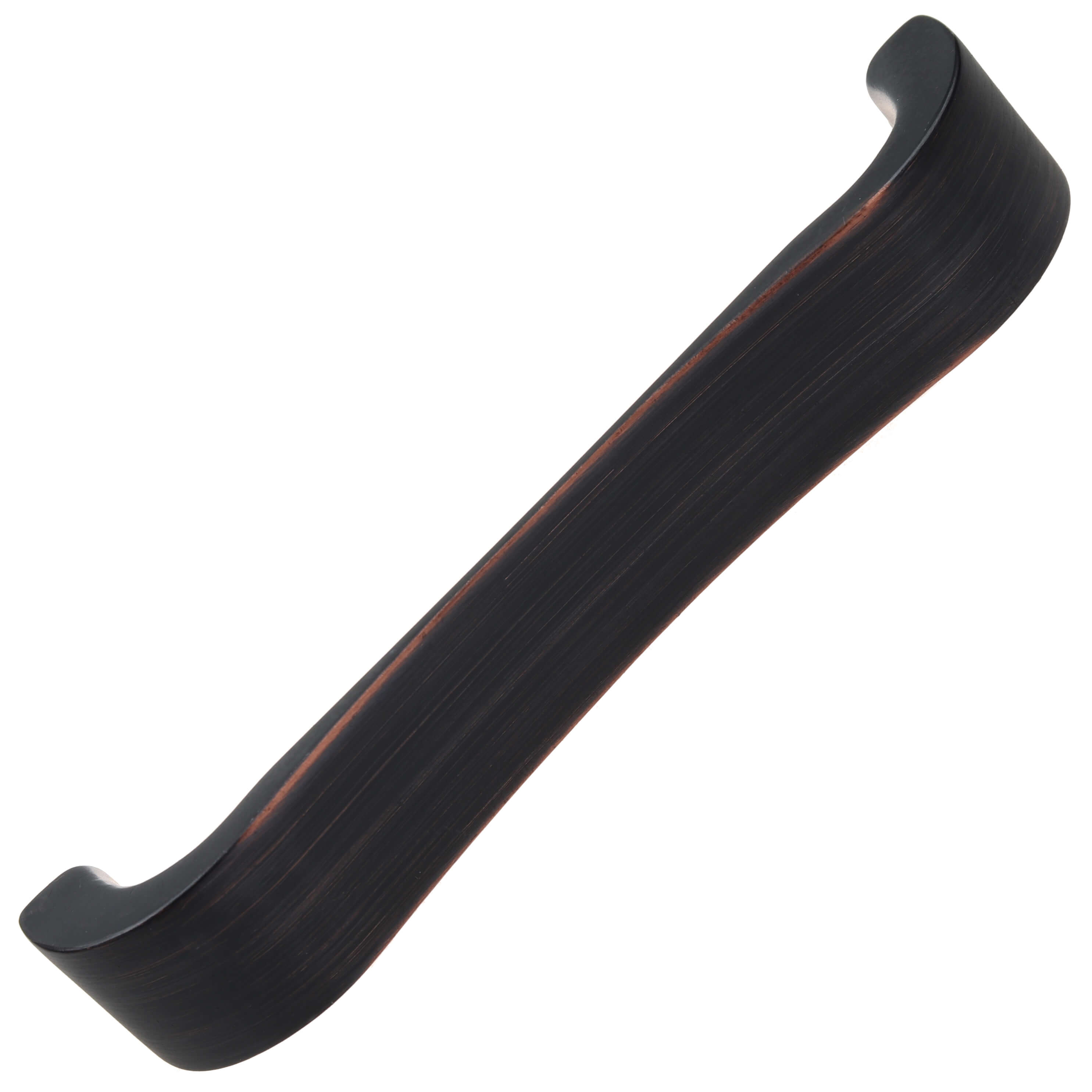 4-1/2 in. Center Smooth Curved Flat Cabinet Pull Handles, Oil Rubbed Bronze, Pack of 5 - image 1 of 3