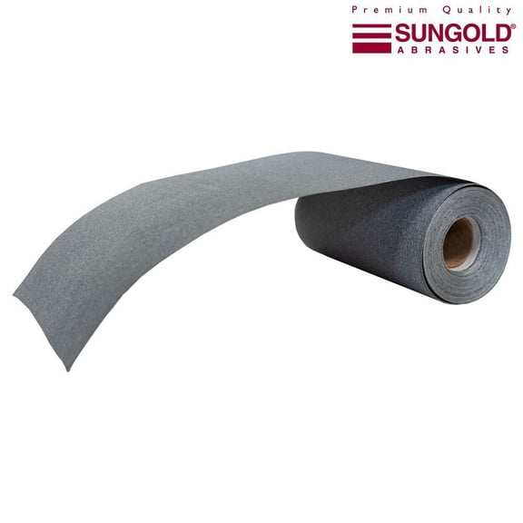 4-1/2-in H X 360-in L Roll 180 Grit PSA Silicon Carbide Sandpaper