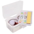 thumbnail image 1 of 4.1*3.5*7 Inch Plastic Storage Box with Removable Tray,Craft Organizer and Art Storage Box, Multipurpose Storage Container for Tools, Playdoh, Bead, Sewing, Medicine, Tackle, Art Supply,White, 1 of 9