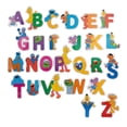 thumbnail image 1 of 4 1/4" – 7 1/2" Sesame Street Character Alphabet Magnets - 26 Pc., 1 of 1