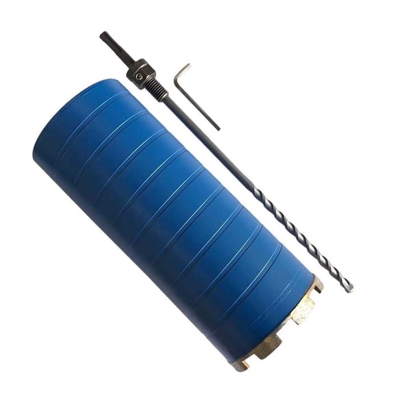 EDiamondTools 4-1/4" Diamond Core Drill Bit for Brick, Block w SDS Plus Pilot Bit Adapter