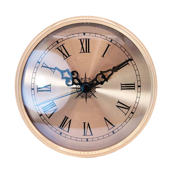 4-1/4 Inch (108 mm) Quartz Clock Fit-up/Insert with Arabic Numeral, Quartz Movement