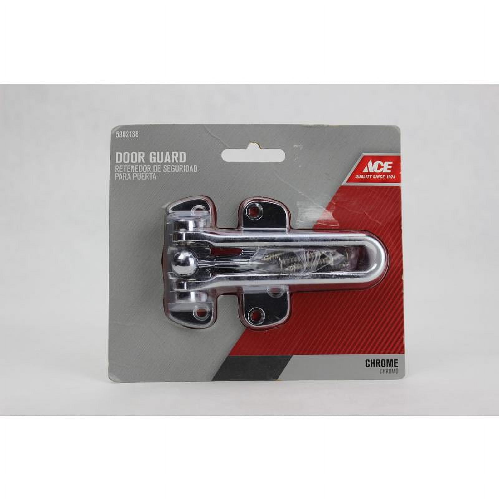 41/8" Chrome Plated Door Lock Guard Ace Locksets 5302138 Chrome Steel