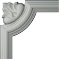 thumbnail image 1 of 4 1/8"H x 4 1/8"W, Bradford Leaf Panel Moulding Corner (matches moulding PML01X01BR), 1 of 7