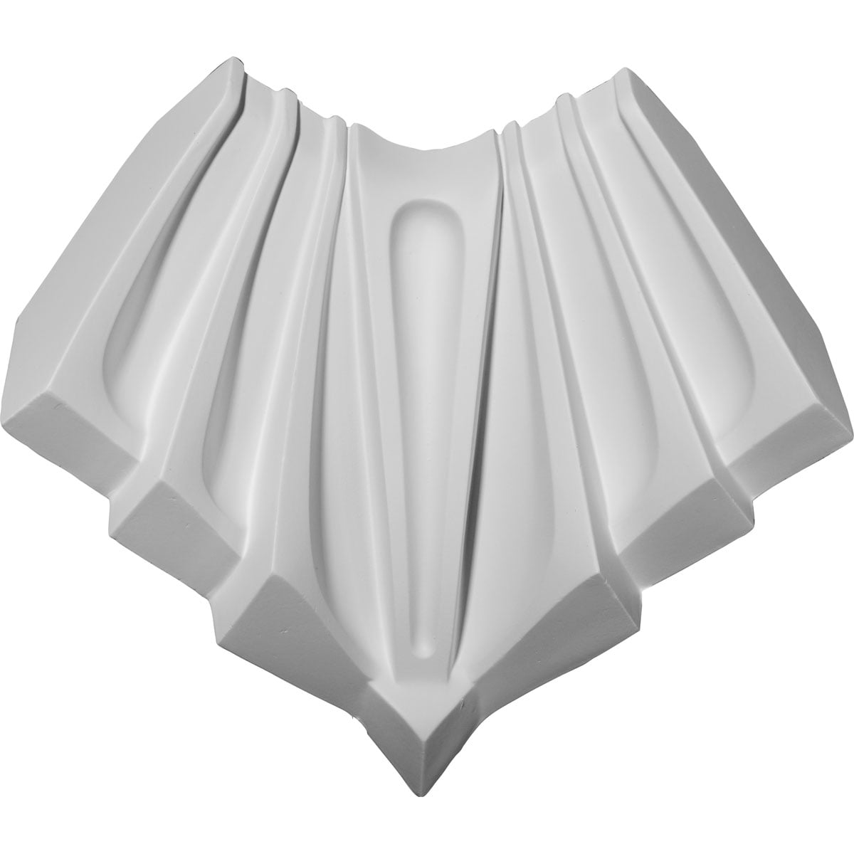 Dylan White Polyurethane Crown Moulding Inside Corner Block