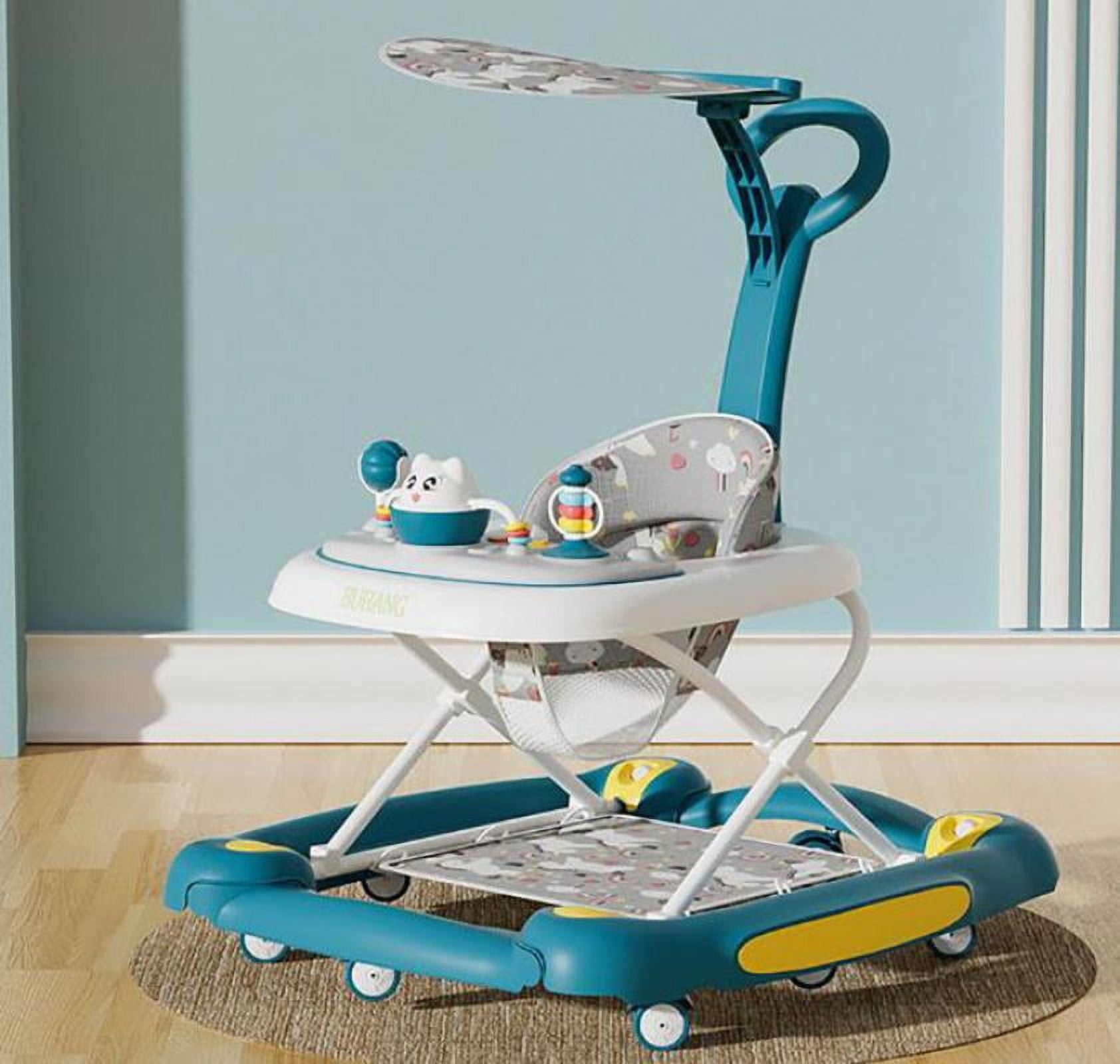 4 in 1 Baby Walker, Baby Walkers for Boys and Girls with Removable
