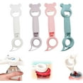thumbnail image 1 of 4 in 1 Bottle Opener Multifunctional Beer Bottle Opener for Cans Jars and Bottles,Cute Bear Opener Multi-Function Jar Opener,Easy Grip Durable Stainless Steel for Home & Bar, 1 of 8