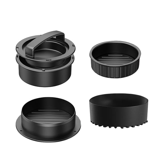 4 In 1 Burger Patty Maker Sandwich Cutter And Sealer With 100 Pcs Hamburger Patty Paper Grilling Accessories For Stuffed Burgers Sliders Beef Burger Meat Mincer Home Decor