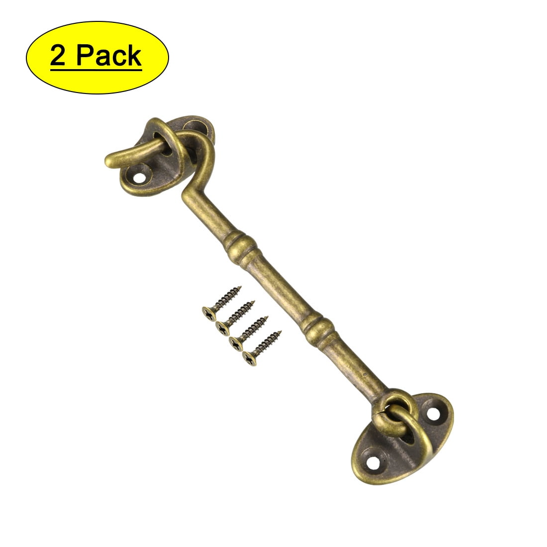 4.1 Cabin Hooks Eye Latch Brass Bronze 2 Pack Walmart