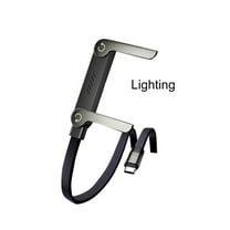 4 in 1 Charging Cable 240W,Multi Charger Cord with Built-in Foldable Phone Holder,90°Elbow Design,Adjustable Stand,Fast Charging,Supports Laptop/Tablet/Phone Charging&Data A(USB-A-TypeC)