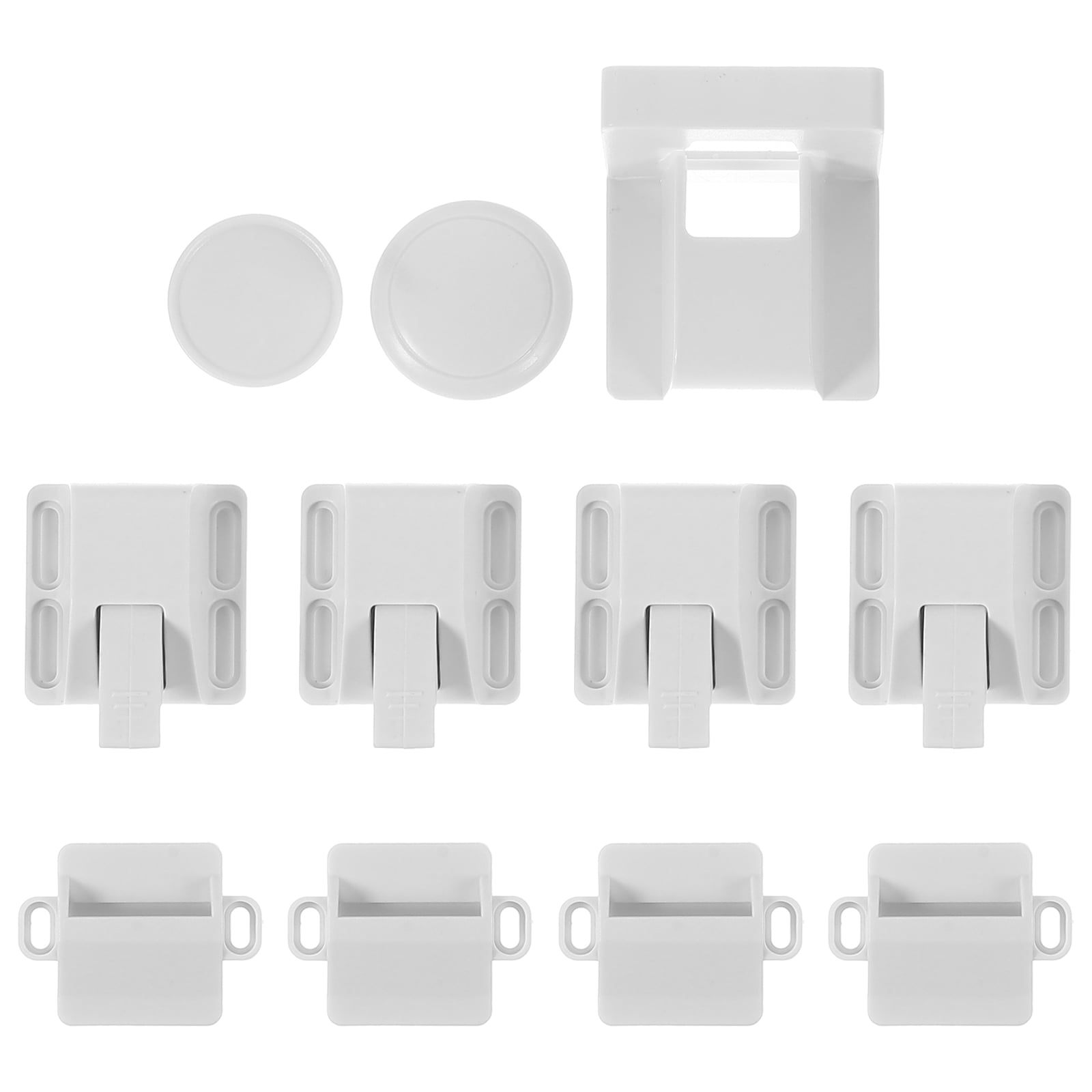 4+1 Child Safety Locks Baby Proof Locks for Refrigerators Doors Drawers (White