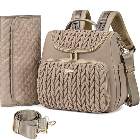 4 in 1 Convertible Diaper Bag Backpack,Waterproof Baby Diaper Bag with ...