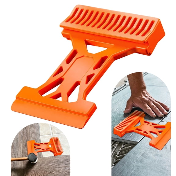 4 in 1 Flooring Installation Tool Kit Laminate Floor Tapping Block for LVP Vinyl Plank Hardwood SPC Flooring Click Lock Floor Installation Tool for DIY Home Renovation and Professional Projects