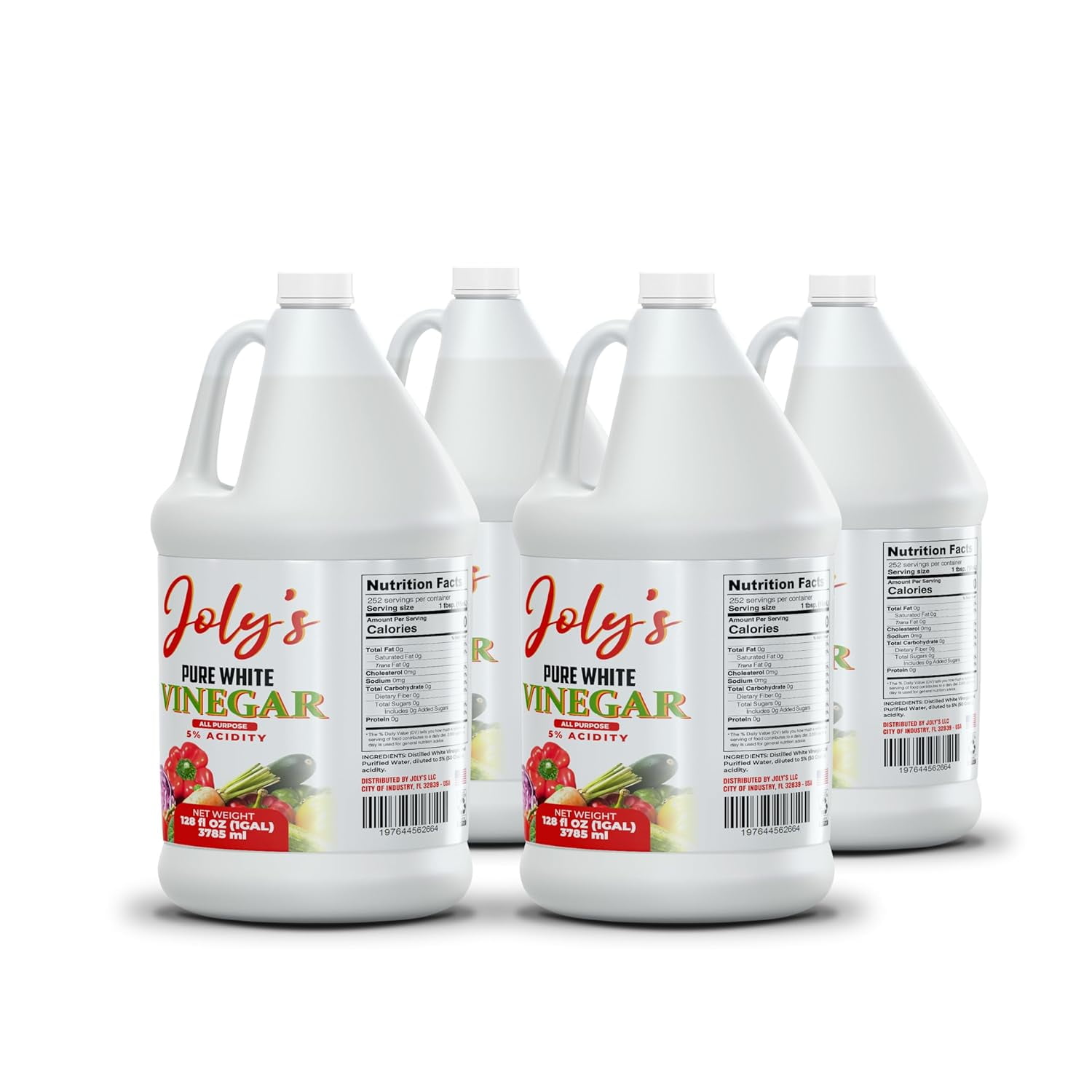 (41 Gallons) Natural Distilled White Vinegar, 1 Gallon (128 oz) 5