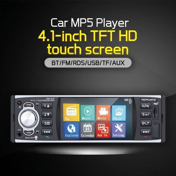 4.1 Inch screen FM Car Radio Auto car Car Multimedia Player Touch Screen 1 Din Auto Audio Mirror Link MP5 USB AUX Bluetooth Stereo for Toyota Audi