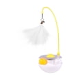 thumbnail image 1 of 4 In 1 Interactive Cat Feather Toys, 2025 Upgraded Interactive Cat Toys for Indoor Cats, Teaser Catnip Wand Kitten Toy for Indoor Cats Self Play, White, 1 of 7
