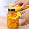 thumbnail image 1 of 4 in 1 Jar Opener for Weak Hands, Easy Grip Can Opener Bottle Opener Kitchen Tool with Non-Slip Handle, Lid Remover for Seniors, Arthritis, Home Kitchen, Camping, Jar Gripper Opener for Tight Lids, 1 of 8