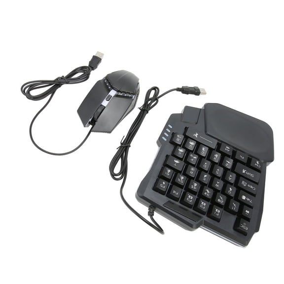 4 in 1 Mobile Game Combo Pack with Mechanical Backlit Gaming Keyboard 4D Mouse and Bluetooth 5.2 Converter Phone Stand Set for Android iOS Smartphone Tablet 9.8x7.1x2.8 inches / 25.0x18.0x7.0 cm