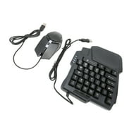 4 in 1 Mobile Game Combo Pack with Mechanical Backlit Gaming Keyboard 4D Mouse and Bluetooth 5.2 Converter Phone Stand Set for Android iOS Smartphone Tablet 9.8x7.1x2.8 inches / 25.0x18.0x7.0 cm