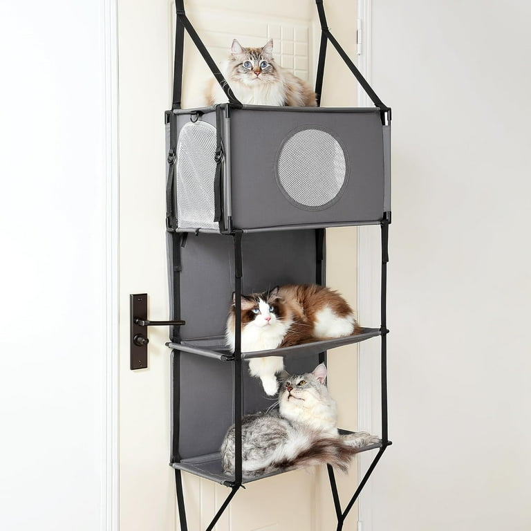 4 in 1 Multi-Level Door Hanging Cat Tree Tower Condo for