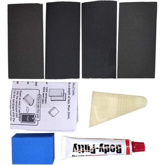 4 in 1 Putty Scratch Filler Painting Pen Assistant Soil for Deep Scratch Pit Easy Repair Automotive Scratch Filler Kit Durable Scratch Filler for Pen (Accessories, Putty)