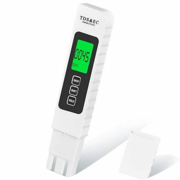 4 in 1 TDS Meter Digital Water Tester - Accurate and Reliable TDS EC & Temp(°C,°F) Meter,0-9990ppm - Professional Testing for Drinking Water,RO/DI System,Aquariums etc