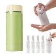 thumbnail image 1 of 4 in 1 Travel Dispenser, 4 Pack 30ML Travel Bottles for Toiletries,Leak Proof Travel Size Containers, Portable Containers for Shampoo Lotion Conditioner Cream (Green,1 set), 1 of 6