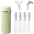 thumbnail image 1 of 4 in 1 Travel Dispenser Bottle, DEUUZHENQI 4 in 1 Travel Bottle, 4 in One Dispenser, Refillable Leak Proof Portable Containers for Shampoo Lotion Conditioner Cream, 1 of 9