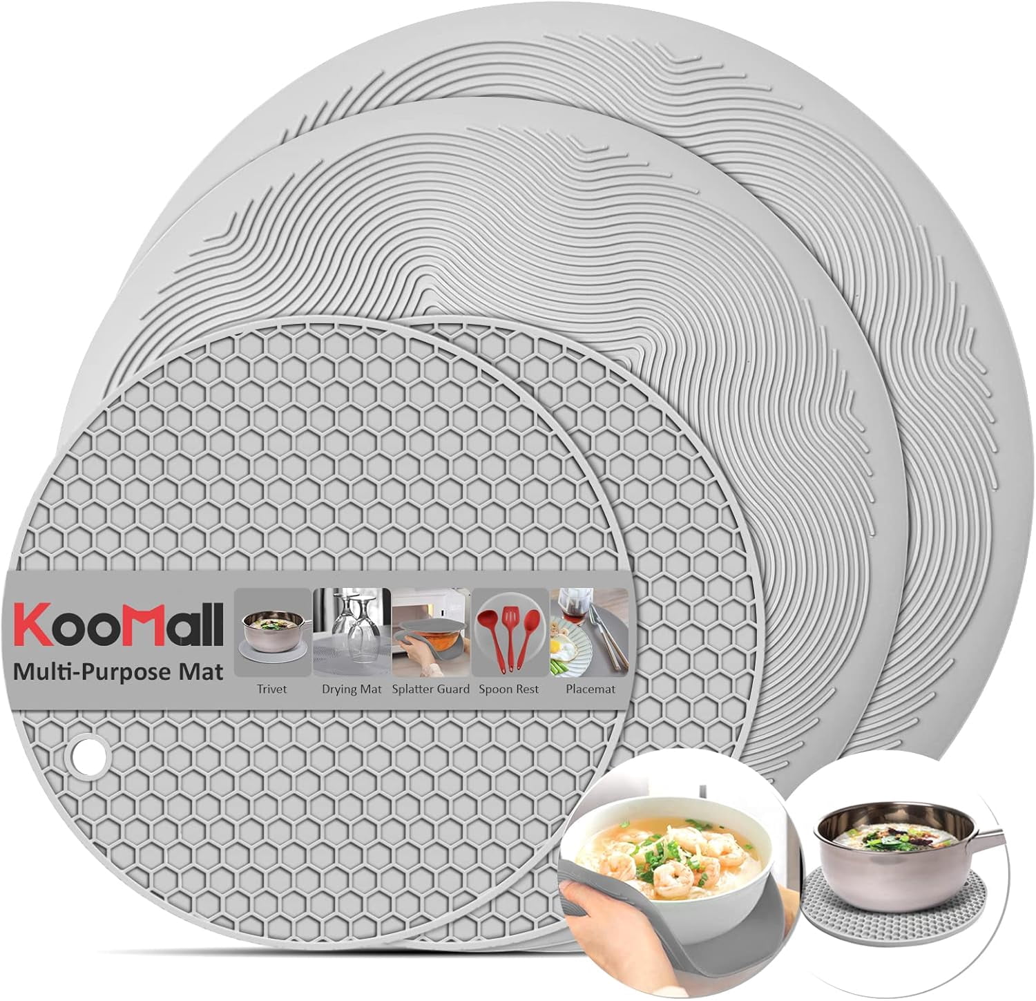 Silicone Trivets For Hot Pots And Pans,Pot Holders,Modern Heat