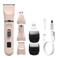 thumbnail image 1 of 4 In 1 Waterproof Pet Grooming Kit, Pink Cordless Dog Cat Hair Clipper Trimmer with Nail Clipper & File, Professional Pet Grooming Tool for Dogs Cats Small Pets, 1 of 1