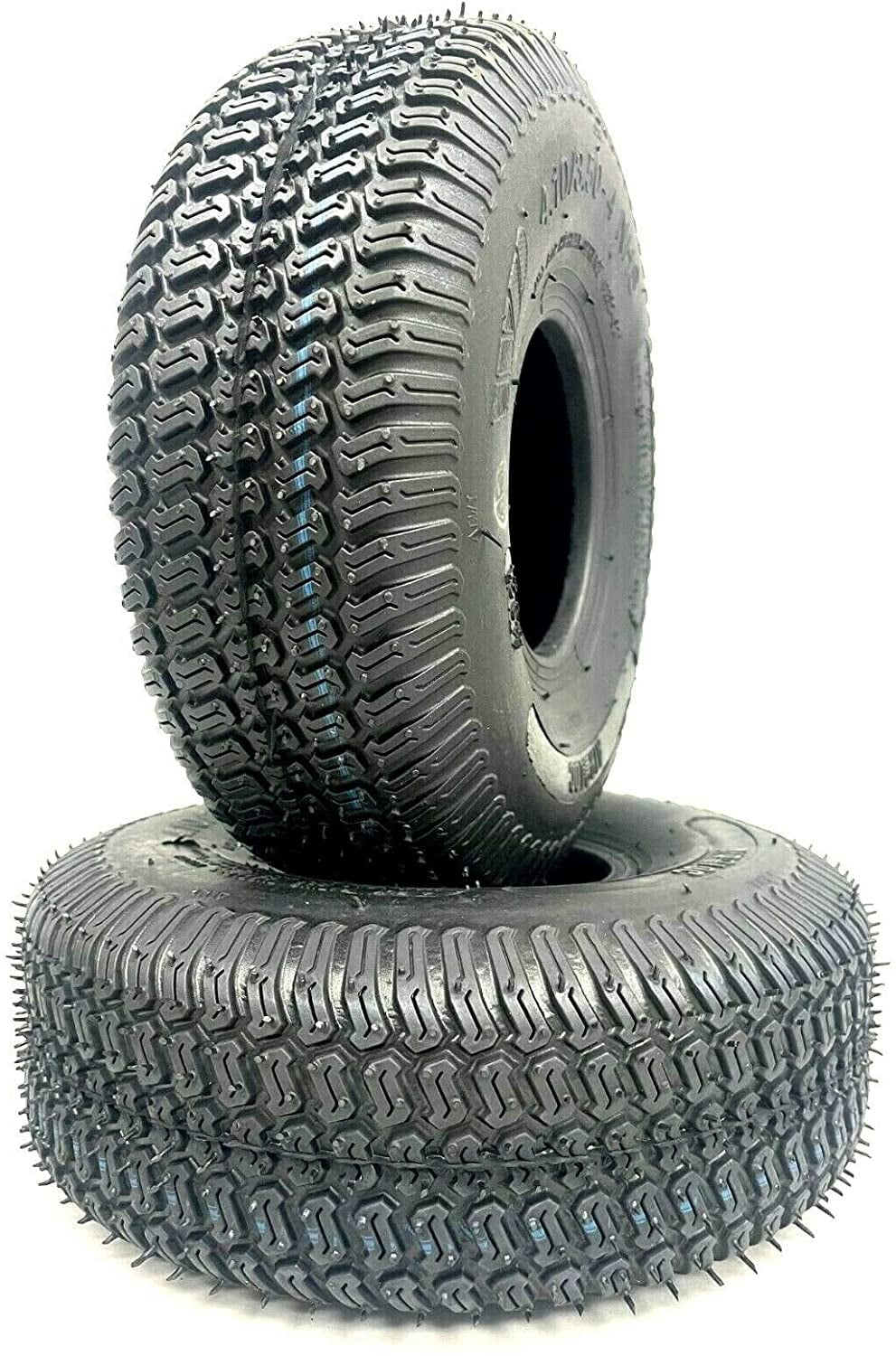 4.10/3.504 Lawn Tractor Mower Tires P332 Tread Tubeless 410/3504 Go Karts, Tubeless Design for