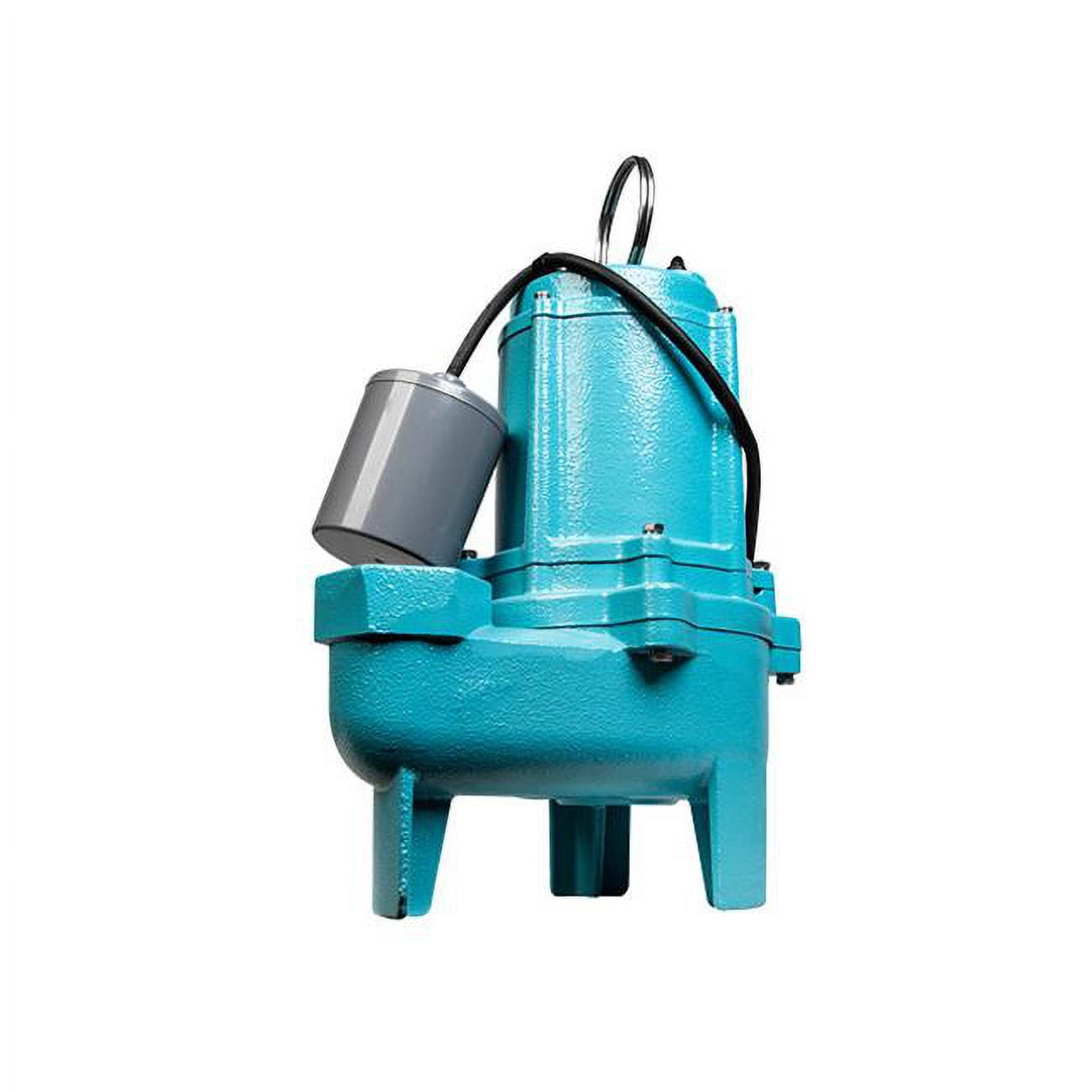 4/10 hp, 8.5 Amp Rating, 115 Volt, 60 Hz, Piggyback Mechanical Float Sewage Pump