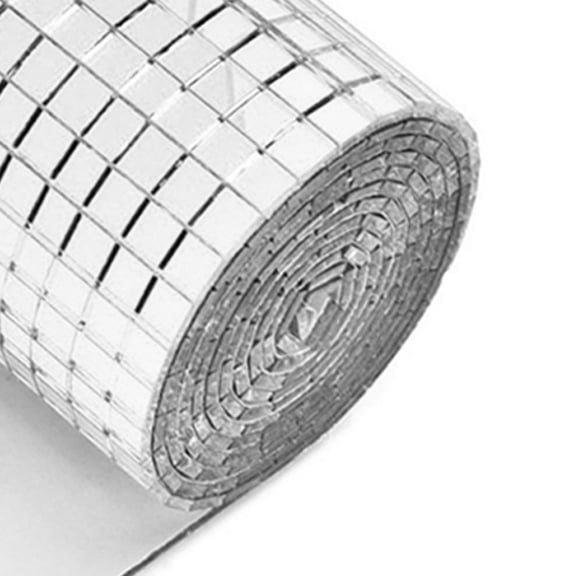 4*100CM 1464 Grains Self Adhesive Mosaic Tiles Wall Sticker Innovative DIY Glass Mirrors Sticker Home Decoration KTV Sticker