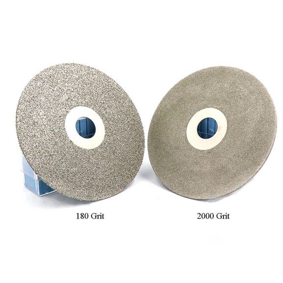 4"100Mm 80-2000# Diamond Coated Flat Lap Wheel Lapidary Polishing Grinding Disc 80#