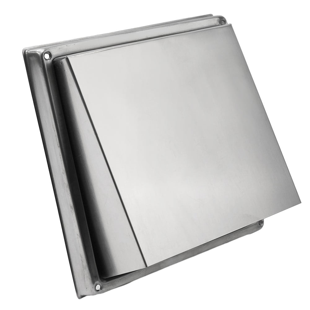 4'' 100Mm Wall Air Vent Outlet Stainless Steel Metal Cover Exhaust Grille External Extractor Wall Vent