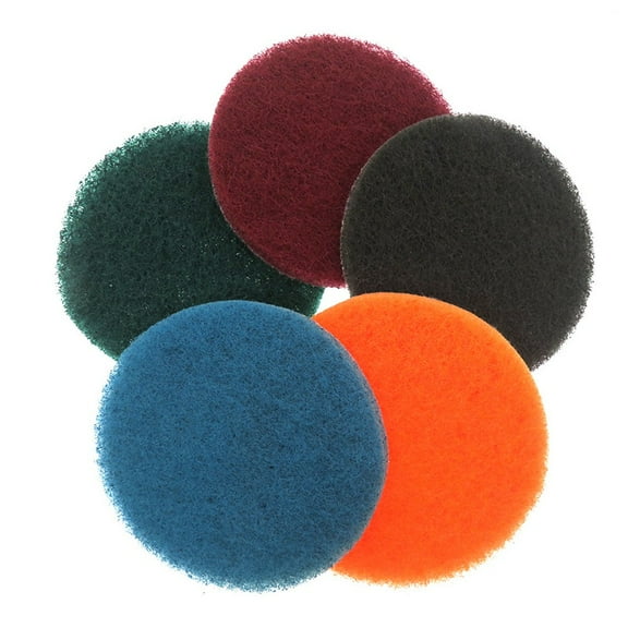 4" 100mm Round Velvet Industrial Scouring Pad Polishing Pad Vegetable Sponge
