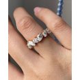 thumbnail image 1 of 4.10CTW Multi Shape Colorless Moissanite Diamond Full Eternity Wedding Stacking Ring band, Designer Wedding Bridal Band, gold Gift for women, 1 of 5