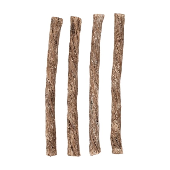 4/10Pieces Water Resistant Fire Starter Rope Camping Hiking Essential Portable Fire Starting Plant Rope for Backpacking