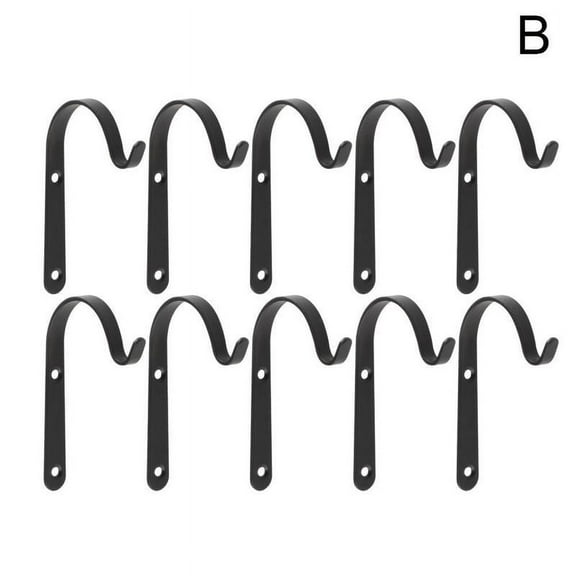 4 / 10pcs Hanging Basket Brackets Metal Strong Outside Wall Garden Hook Decoration Wall-Mounted Storage Hooks Best Price T6D5